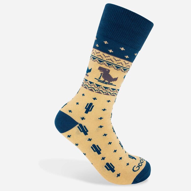 Chromo Socks in Navy Cotton