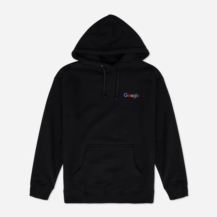 Review of Google Badge Heavyweight Pullover Black $58.00