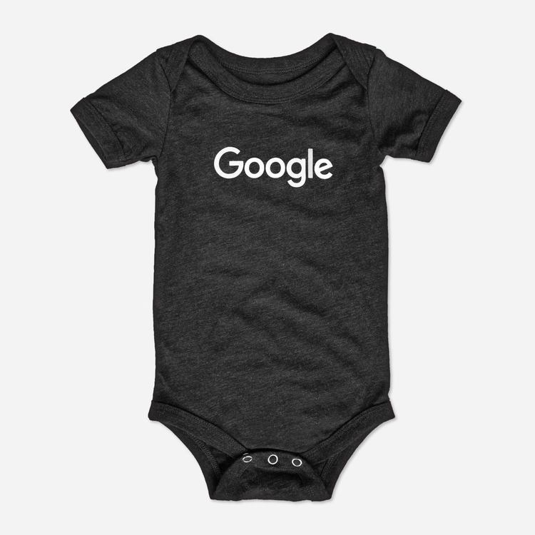 Google Infant Hero Onesie Grey $17.50