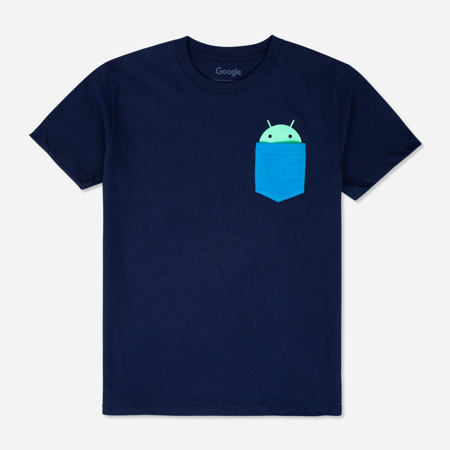 Android Pocket Tee Navy