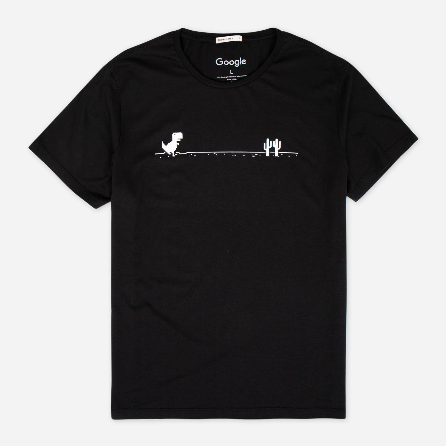 Chrome Dino Marine Layer Tee