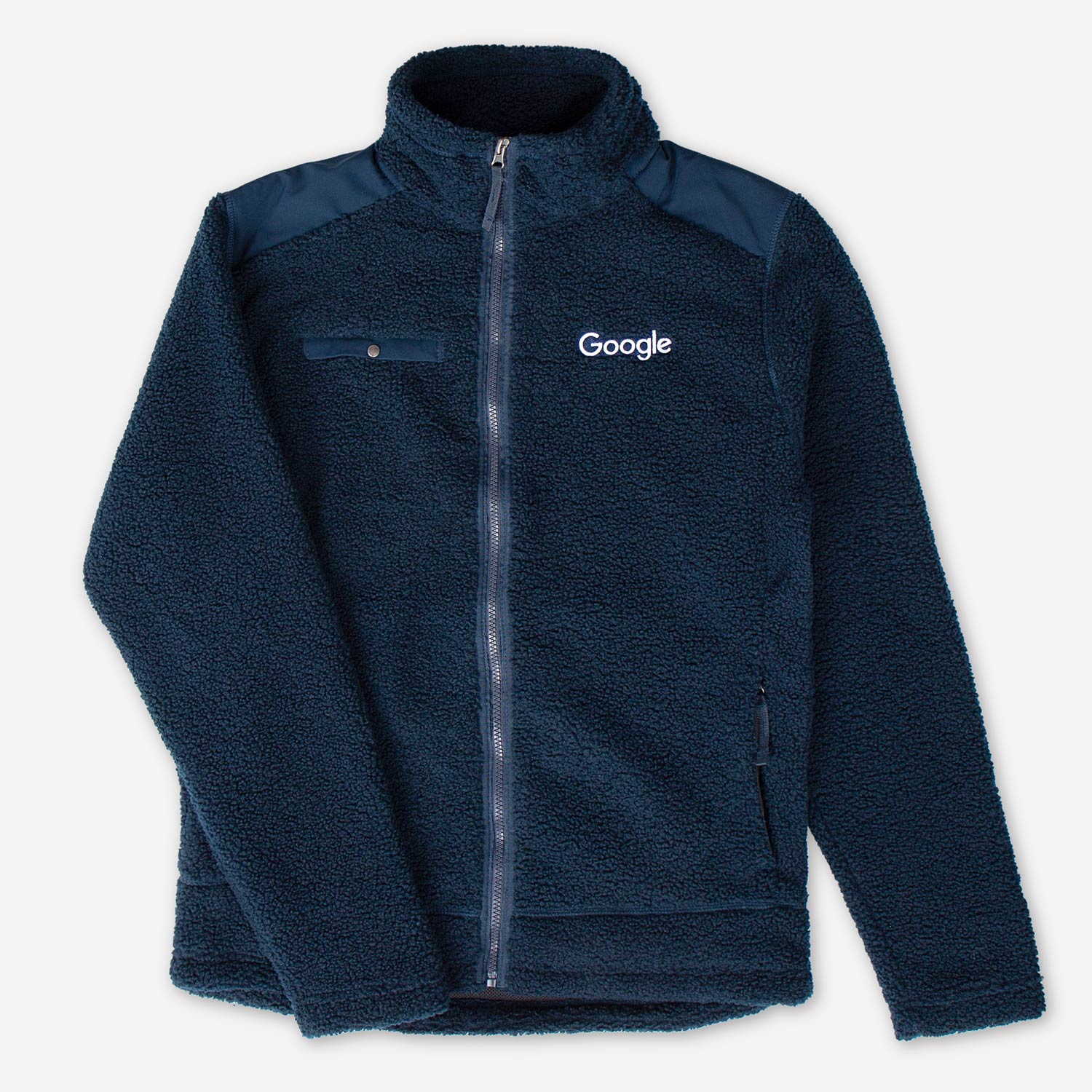 Navy Google Horizon Fleece Jacket Unisex