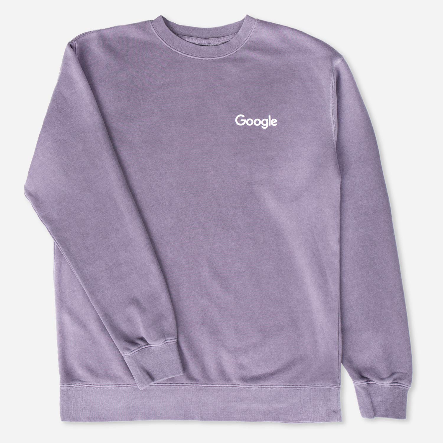 Google Vintage Washed Plum Sweatshirt