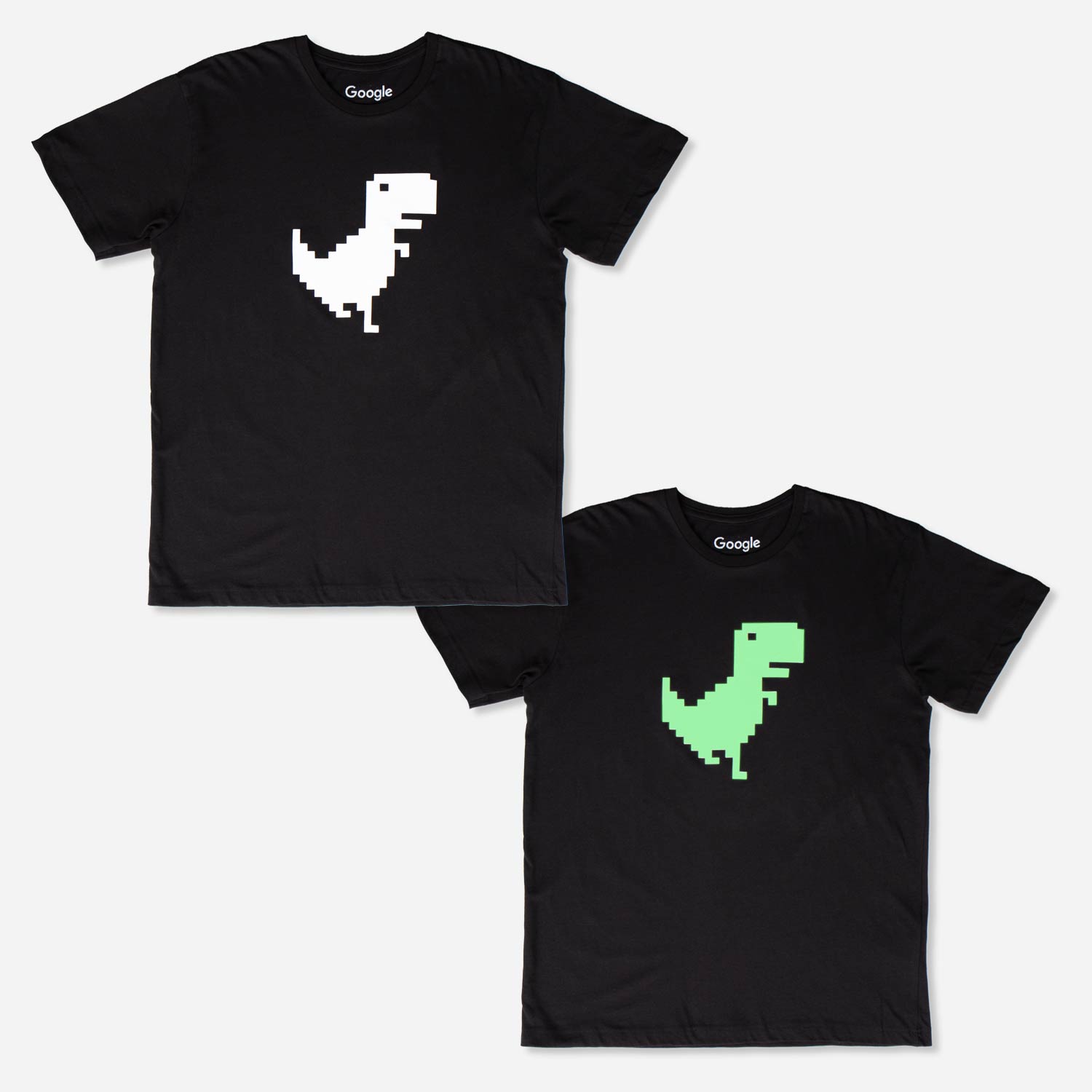 Chrome Dinosaur ( T-Rex Dino) Game Over - Chrome Dinosaur - Kids T-Shirt