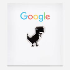 Chrome Dino – Offline T-Rex - Chrome Dinosaur - Pin