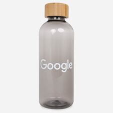 Botanical 20 Oz Glass Water Bottle with Bamboo Lid Google Cloud