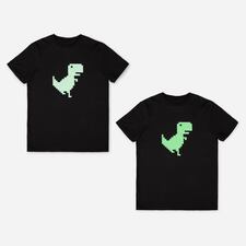 Kids dinosaur t-shirt that glow-in-the-dark. Glow Bro