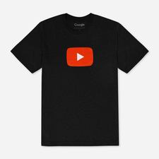 YouTube Icon Tee Charcoal $22.00